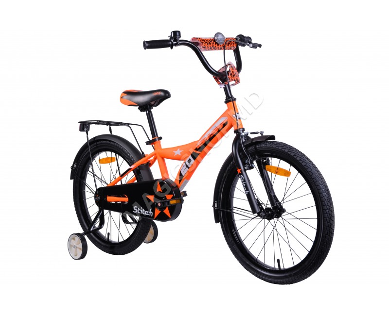 Bicicleta Aist Stitch 20" portocaliu